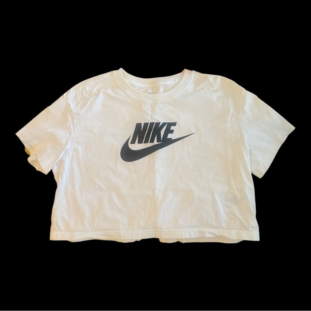 Nike White Tee with Logo